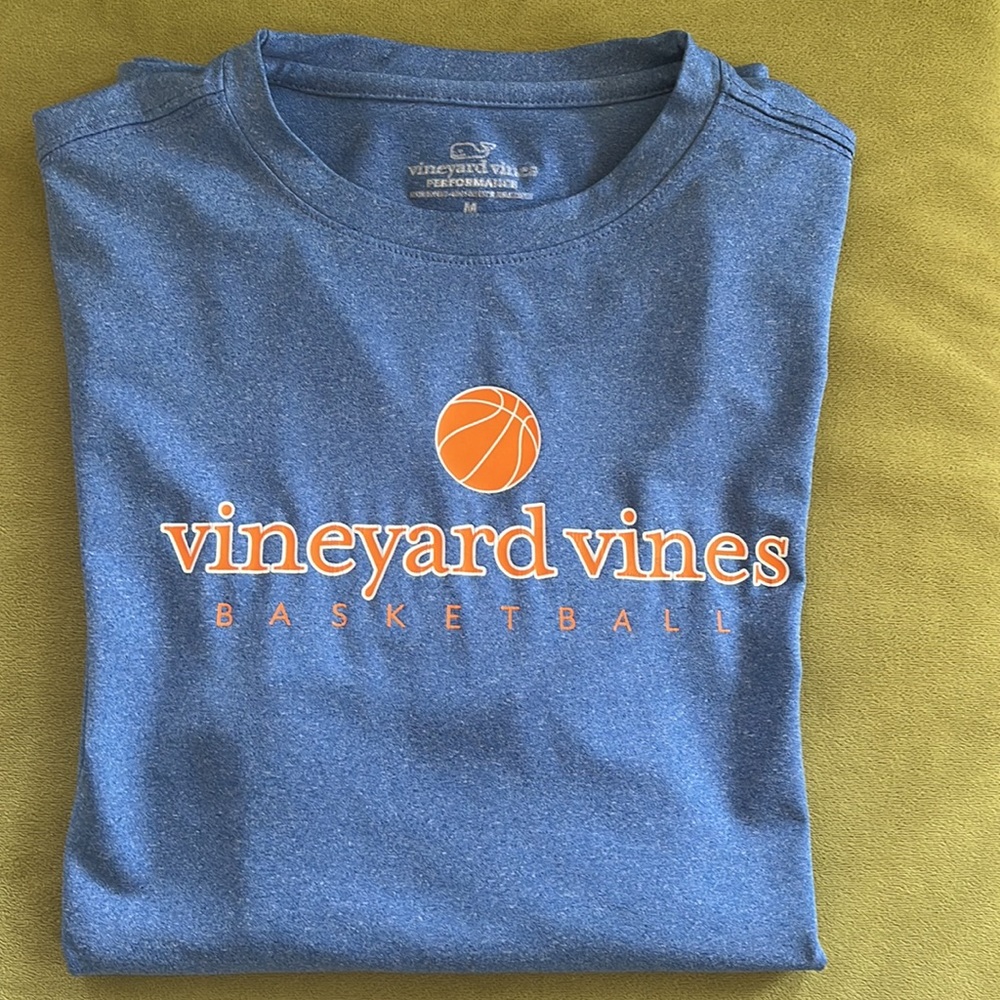 Vineyard Vines blue long sleeve performance tee